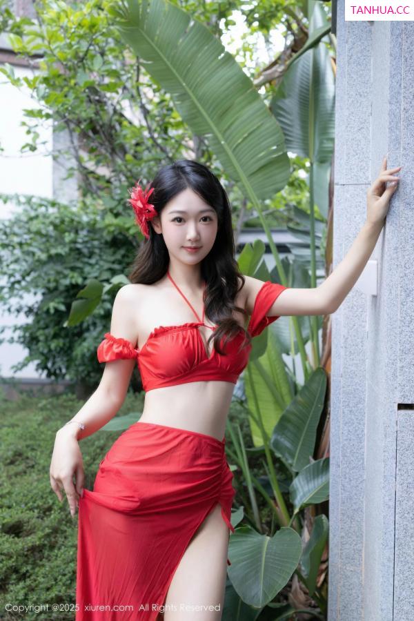 [XiuRen]高清写真图 2025.08.18 No.10662 唐安琪 红色泳衣